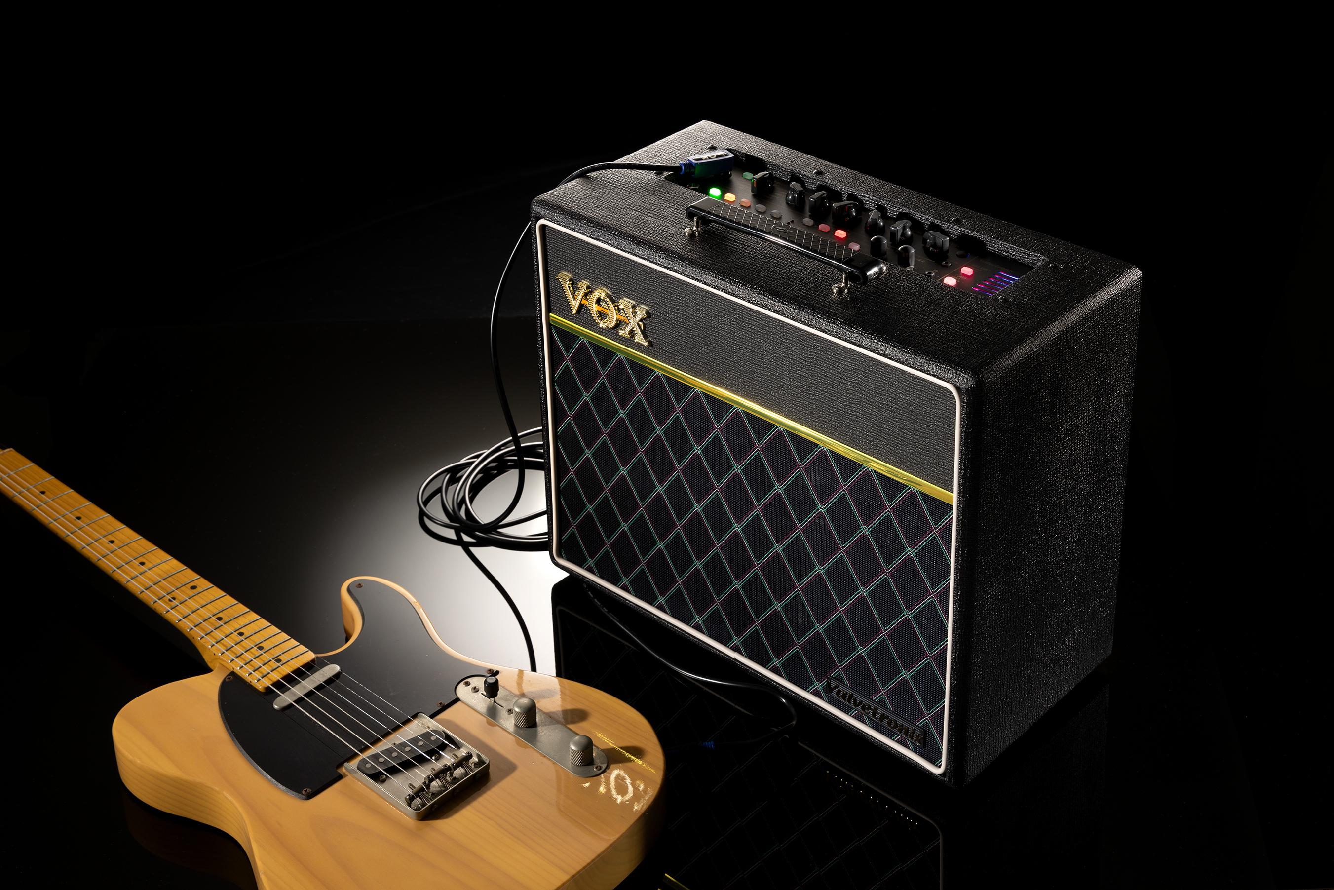 Vox Valvetronix VT40X 40W Combo In Classic Blue - Andertons Music Co.